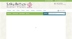 Desktop Screenshot of inkyantics.com